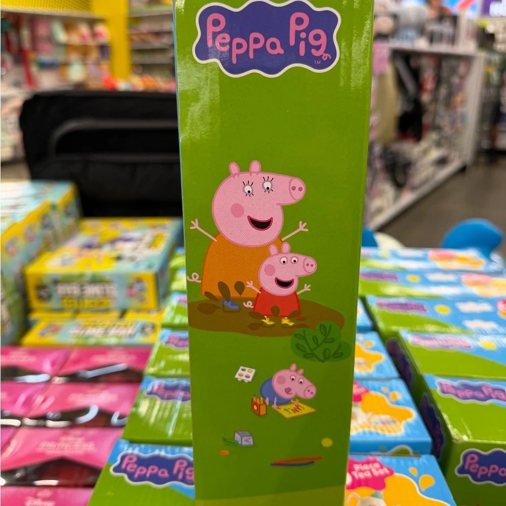 Peppa Pig My First Paint Your Own Tea Set - Pink and Green